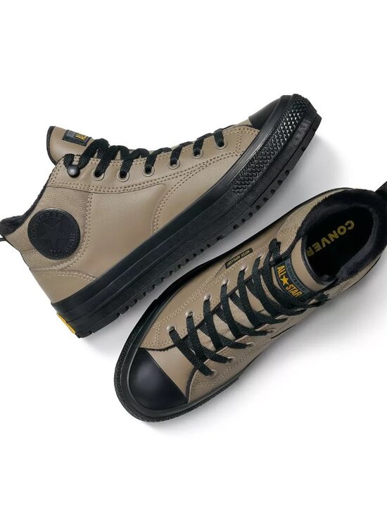 Converse Malden Street Boot Mid Leather Brown Taupe Waterproof Mens 7.5 A09492C main image 8